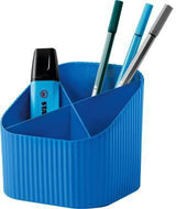 HAN Schreibtischköcher Re-X-LOOP 17238-912 – 4 Fächer, recycelter Kunststoff, weiß, Made in Germany