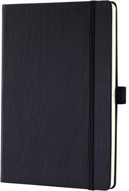 SIGEL Notizbuch Conceptum CO121 DIN A5 kariert 97 Blatt schwarz Hardcover