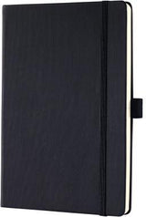 SIGEL Notizbuch Conceptum CO121 DIN A5 kariert 97 Blatt schwarz Hardcover