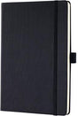 SIGEL Notizbuch Conceptum CO121 DIN A5 kariert 97 Blatt schwarz Hardcover