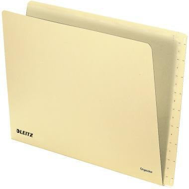 LEITZ Einstellmappe Orgacolor® DIN A4 260g/m² Kraftkarton recycelt chamois 100 St./Pack.