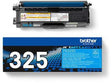 Brother Toner TN-325C Original cyan – ca. 3.500 Seiten für Laserdrucker