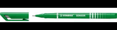 STABILO SENSOR Fineliner 0,3 mm rot – Gefederte Spitze für präzises Schreiben