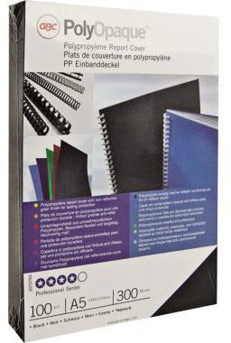 GBC Deckblattfolie PolyOpaque DIN A4 PP blau 100 St./Pack. – Matt, 0,3 mm