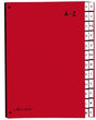 PAGNA Pultordner 24249-01 DIN A4 A-Z 24 Fächer Polypropylen rot – Made in Germany