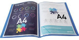 Exacompta Sichtmappe 8822E A4 PP 20 Hüllen hellblau