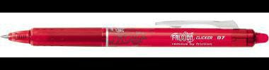 PILOT FriXion Clicker Tintenroller 0,4 mm – radierbarer Tintenroller mit Druckmechanik, schwarz