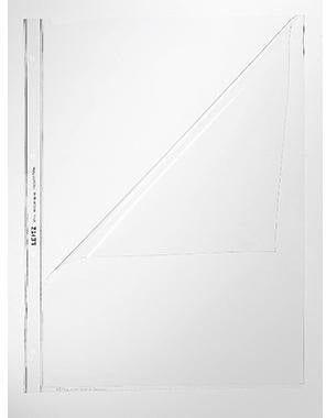 LEITZ OHP Präsentationshülle A4 glasklar 10 Stück oben/seitlich offen