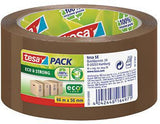 tesa Packband tesapack Eco & Strong 58153 – Transparent, 50 mm x 66 m, recycelter Kern