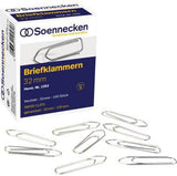 Soennecken Briefklammer 1352 32 mm verzinkt – 100 Stück pro Packung für schnelles Klammern