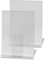 SIGEL Tischaufsteller TA160 DIN A4 klappbar glasklar 2 St./Pack.