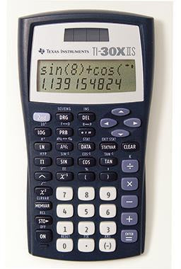 Texas Instruments TI-30XIIS Schulrechner – 11-stelliges Solar/Batterie Display