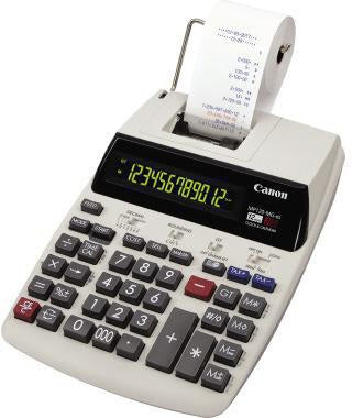Canon Tischrechner MP120 MG-ES II grau – Umweltfreundlicher Druckrechner mit zweifarbigem Display