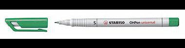 STABILO Folienstift OHPen 851/40 S rot 0,4 mm – abwischbarer Fineliner für Präsentationen