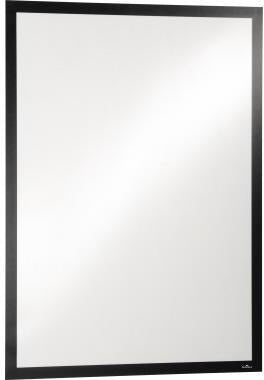 DURABLE Magnetrahmen DURAFRAME POSTER DIN A2 schwarz – doppelseitig, selbstklebend, UV-beständig