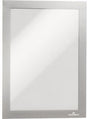 DURABLE DURAFRAME 487123 Magnetrahmen DIN A5 silber 2 Stück selbstklebend