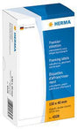 HERMA Frankieretikett 4328 130x40mm doppelt weiß 500 St./Pack. – Selbstklebend, FSC-zertifiziert
