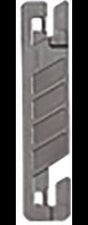 LEITZ Deckleiste Flexofil® 22 x 102 mm schwarz – 50 Stück für Schlauchhefter
