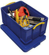 Really Useful Box Aufbewahrungsbox 64R, 64 l, rot, 71 x 31 x 44 cm, stapelbar, mit Deckel