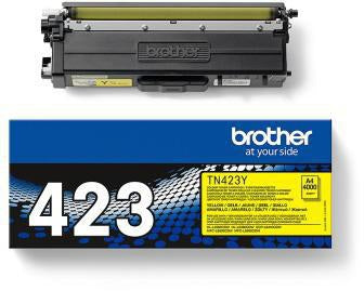 Brother Toner TN-423Y gelb – Original-Tonerkassette für ca. 4.000 Seiten