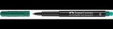 Faber-Castell MULTIMARK 152521 CD/DVD Marker mit Radierer, rote Tinte, 1 mm – Made in Germany