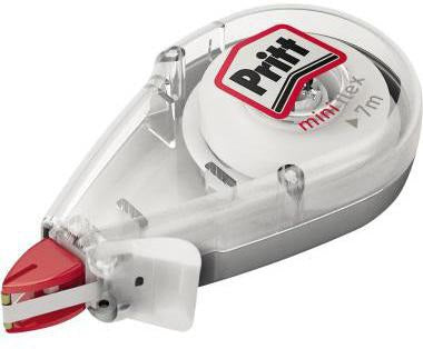 PRITT Korrekturroller Mini – 4,2 mm x 7 m, sauberes Korrigieren ohne seitliche Anwendung