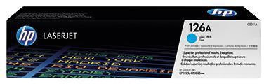 HP Toner CE311A 126A Cyan – Original LaserJet Tonerkassette für ca. 1.000 Seiten