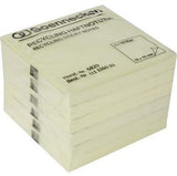 Soennecken Haftnotiz oeco Recycling 75x75 mm gelb 6 Blöcke à 100 Blatt