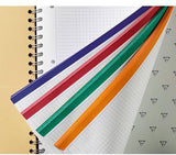 Clairefontaine BIND'O BLOCK Collegeblock DIN A4 kariert 90 g/m², 80 Blatt, blau, Doppelspiralbindung