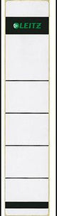 LEITZ Ordnerrückenetiketten 39x192 mm schmal/kurz, 10 Etiketten, selbstklebend, gelb