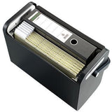 helit Hängebox H6110198 DIN A4 für 25 Hängemappen, lichtgrau, stapelbar, mit Rolloverschluss