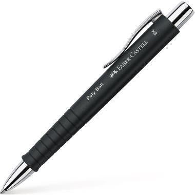 Faber-Castell Kugelschreiber POLY BALL 241151 M Mine blau Schaft blau