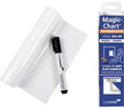 LEGAMASTER Magic-Chart Whiteboardfolie A4 blanko 25 Blatt selbsthaftend