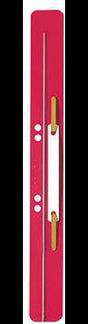 Leitz Heftstreifen lang 37110025 35x310mm PP rot 25 St./Pack.