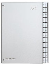 PAGNA Pultordner 24249-01 DIN A4 A-Z 24 Fächer Polypropylen rot – Made in Germany