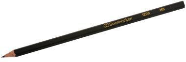 Soennecken Bleistift 1200 HB – 12er Pack, grau lackiert, sechskant, gespitzt