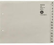 LEITZ A-Z Register DIN A4 Überbreite – 360 Registerblätter Tauenpapier recycelt grau