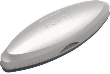 NOBO Diamond Tafelwischer magnetisch für Glastafeln & Whiteboards, doppelseitig, silber