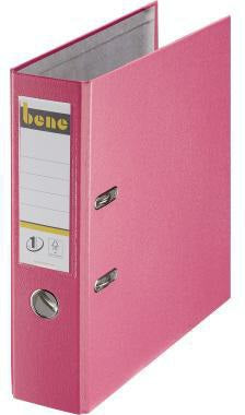 BENE Ordner 291400 blau DIN A4 80 mm PP FSC – Klassischer Standardordner