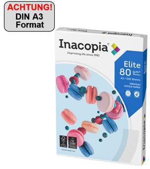 Inacopia elite Multifunktionspapier A3 80 g/m² hochweiß 500 Blatt – für Laserdrucker, Inkjet & Kopierer