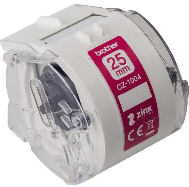 Brother Farbetikettenrolle CZ1004 25mm x 5m für VC-500W Etikettendrucker