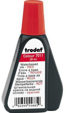 Trodat Stempelfarbe Colour 7011 – 28 ml Nachtränkfarbe in Blau, dokumentenecht