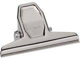 MAUL Briefklemmer MAULpro 75 mm – Stahl verchromt, 20 mm Klemmweite, hellsilber