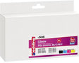 edding Tintenpatrone EDD-535 kompatibel mit Canon PGI-2500XL, 4er-Pack, schwarz/cyan/magenta/gelb