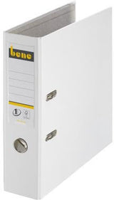 BENE Ordner 291400 blau DIN A4 80 mm PP FSC – Klassischer Standardordner