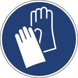 NEUTRALWARE Hinweisschild Handschutz benutzen ISO 7010 M009 rund 200 mm Hart-PVC