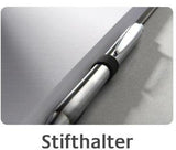 SIGEL Notizbuch Conceptum CO121 DIN A5 kariert 97 Blatt schwarz Hardcover
