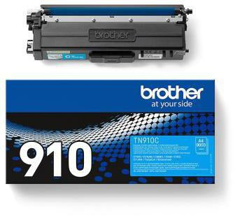 Brother Toner TN-910C cyan – Original-Tonerkassette für ca. 9.000 Seiten