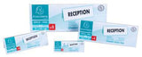 Exacompta Tischnamensschild Office Exacryl 10er-Pack Acryl kristall DIN A7