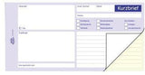 Avery Zweckform Kurzbrief 1741, 1/3 DIN A4, selbstdurchschreibend, 2x40 Blatt